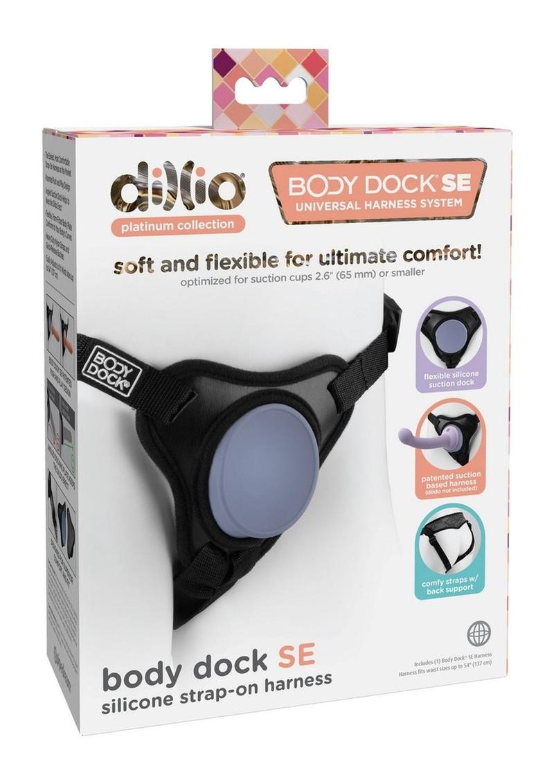 Dillio Platinum Body Dock Harness System - Lavender/Black