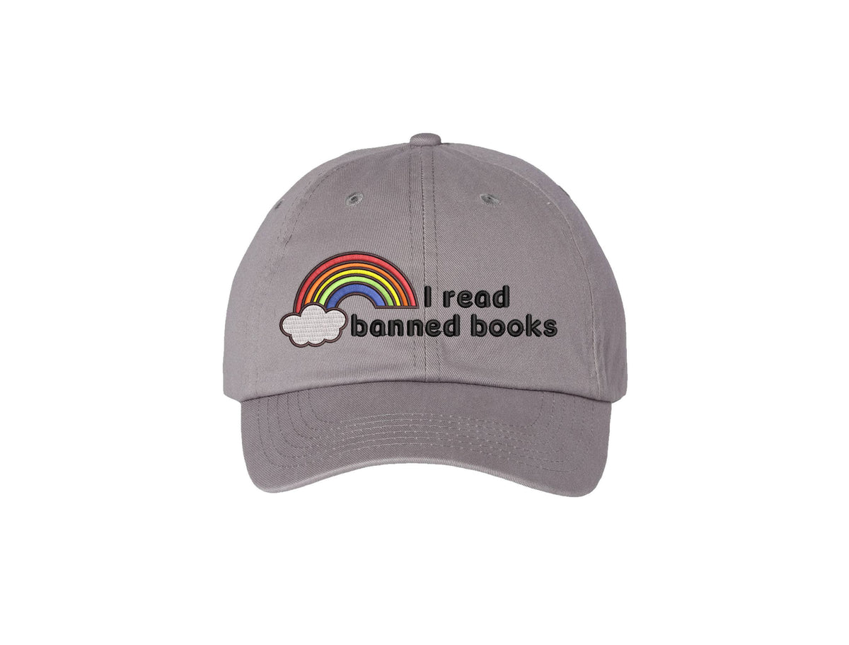 I Read Banned Books Embroidered Dad Hat