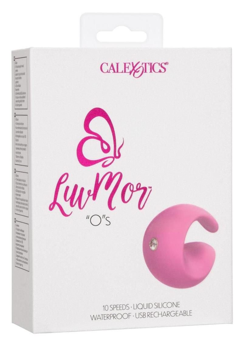 LuvMor O's Rechargeable Silicone Vibrator - Pink