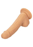 Silicone Studs Realistic Dildo 6in - Vanilla