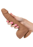 Silicone Studs Realistic Dildo 8in - Caramel