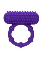 Couple's Enhancers Silicone Rechargeable 5 Bead Maximus Couples Ring - Purple