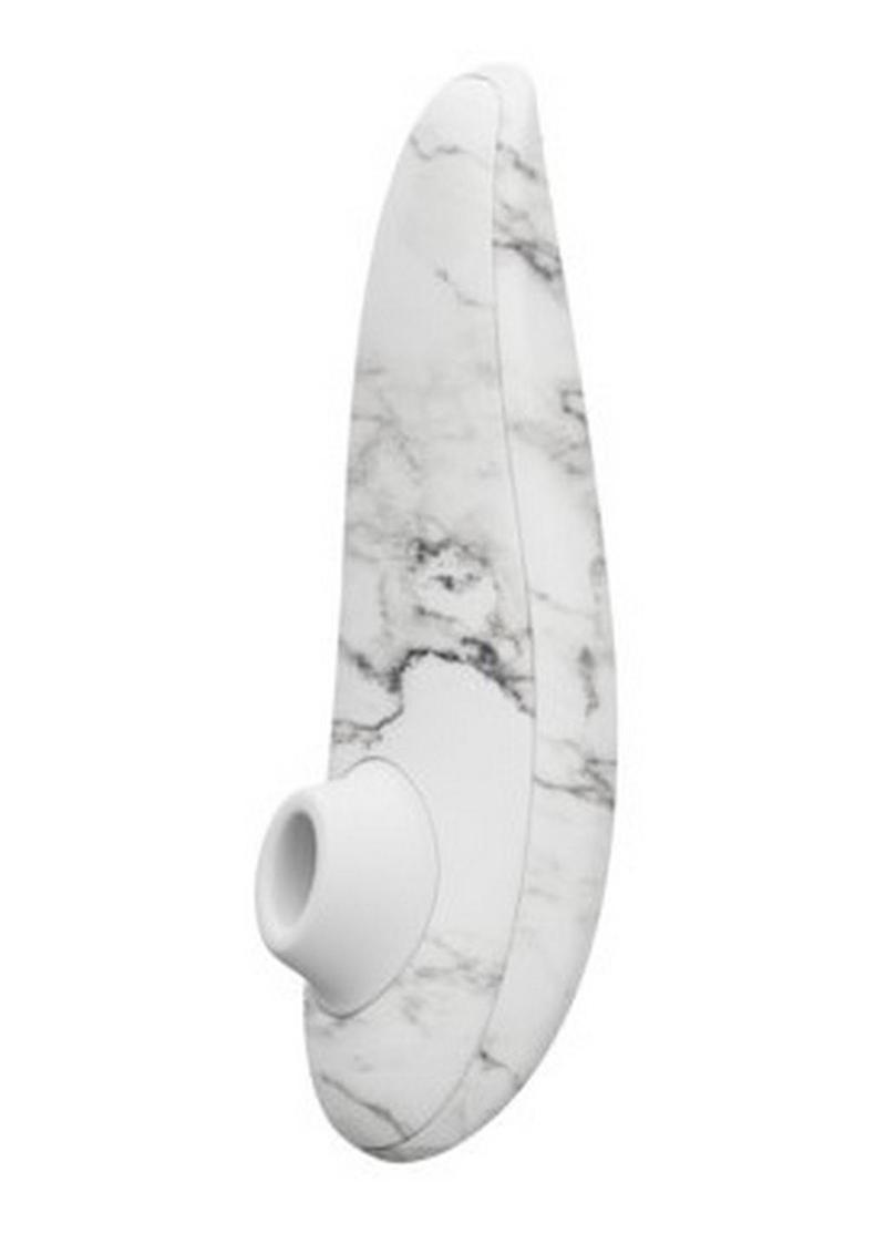 Womanizer Marilyn Monroe Special Edition Rechargeable Clitoral Stimulator - White Marble
