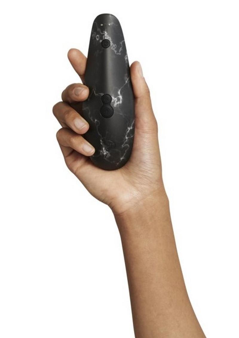 Womanizer Marilyn Monroe Special Edition Rechargeable Clitoral Stimulator - Black Marble