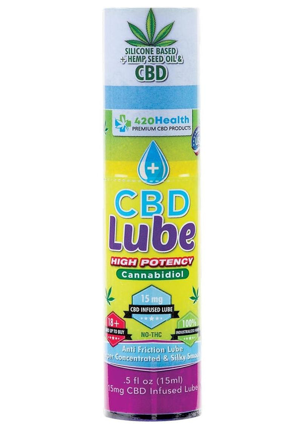 420 Health Silicone Based Infused CBD Lubricant .5oz