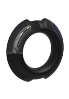 OptiMALE Flexisteel Soft Silicone Cock Ring 35mm - Black