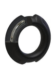 OptiMALE Flexisteel Soft Silicone Cock Ring 35mm - Black