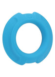 OptiMALE Flexisteel Soft Silicone Cock Ring 35mm - Blue
