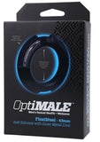 OptiMALE Flexisteel Soft Silicone Cock Ring 43mm - Black