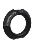 OptiMALE Flexisteel Soft Silicone Cock Ring 43mm - Black