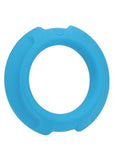OptiMALE Flexisteel Soft Silicone Cock Ring 43mm - Blue