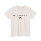 PALM SPRINGS GAY TEE BY CULTUREEDIT AVAILABLE IN 13 COLORS