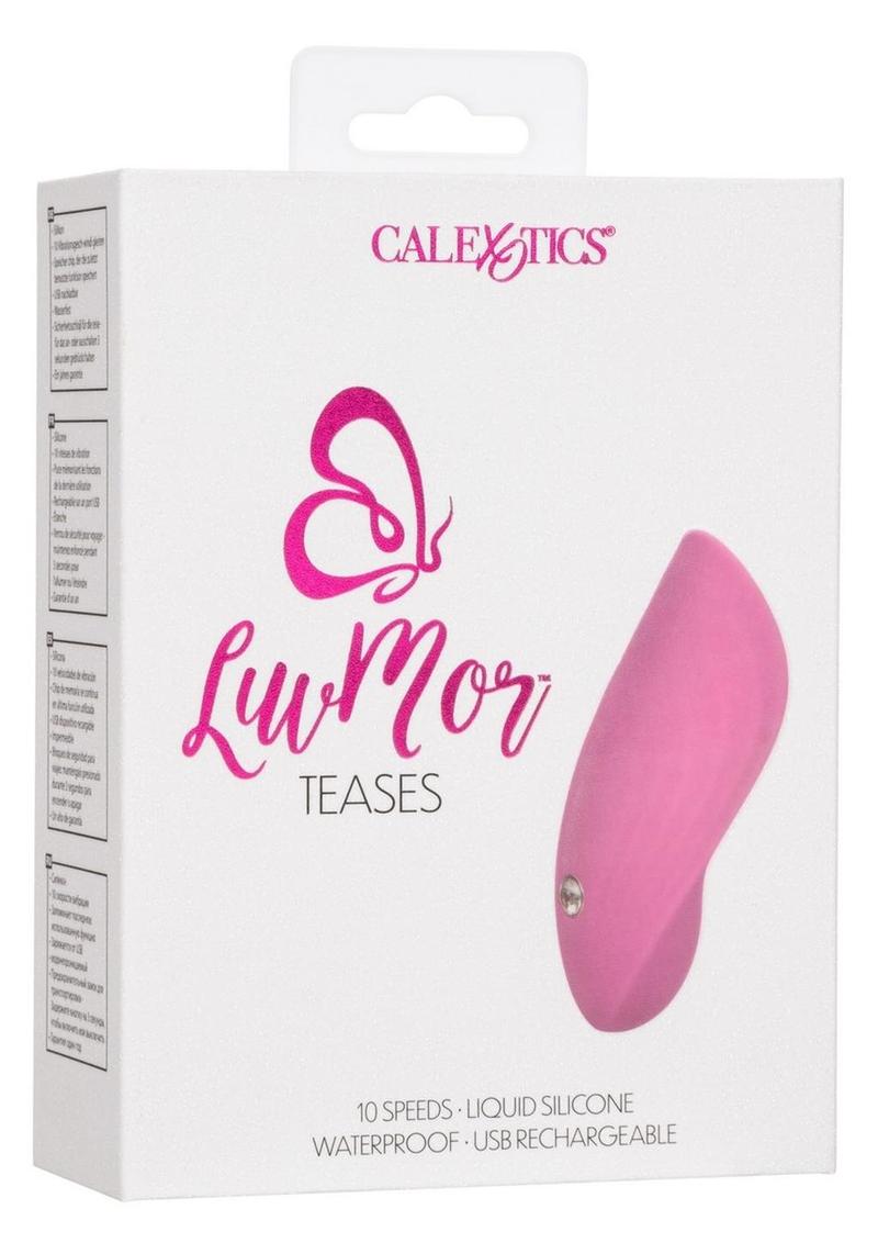 LuvMor Teases Rechargeable Silicone Massager - Pink