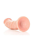 RealRock Curved Realistic Dildo with Suction Cup 7in - Vanilla