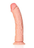 RealRock Curved Realistic Dildo with Suction Cup 9in - Vanilla