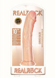 RealRock Curved Realistic Dildo with Suction Cup 10in - Vanilla