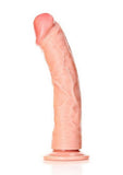 RealRock Curved Realistic Dildo with Suction Cup 10in - Vanilla