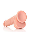 RealRock Straight Realistic Dildo with Balls and Suction Cup 9in - Vanilla