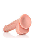 RealRock Straight Realistic Dildo with Balls and Suction Cup 11in - Vanilla