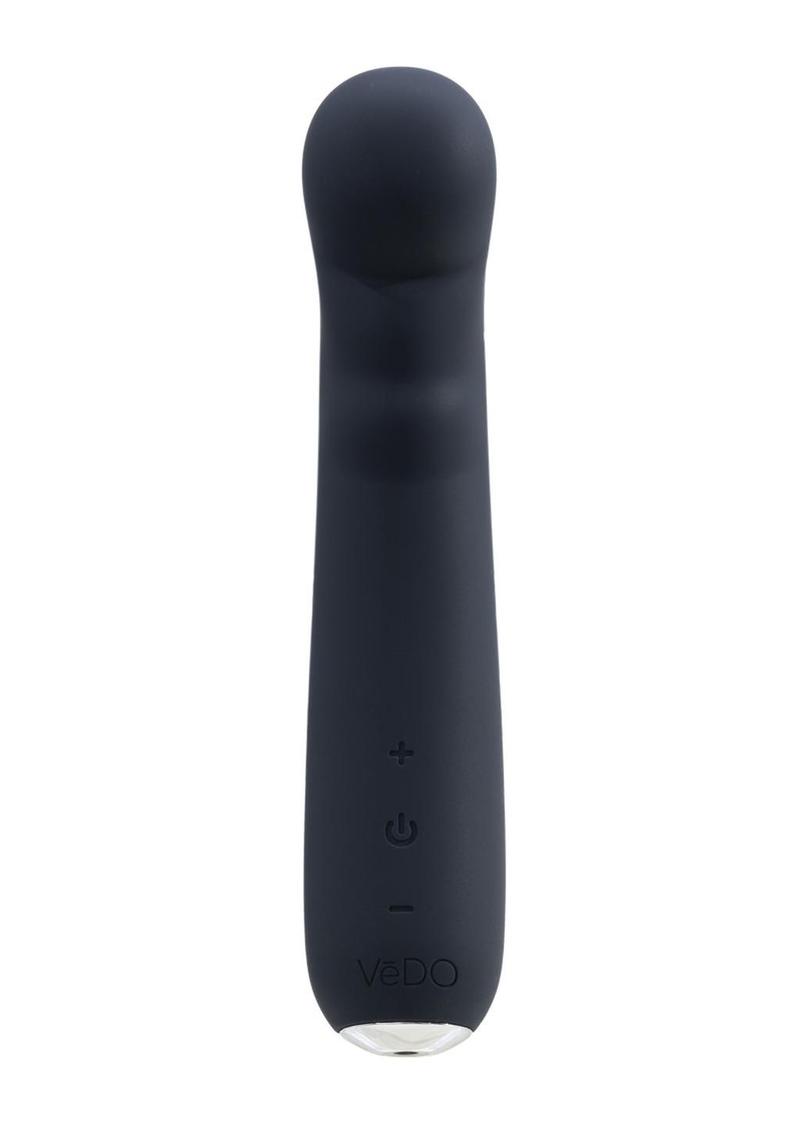 VeDO Midori Rechargeable Silicone G-Spot Vibrator - Just Black