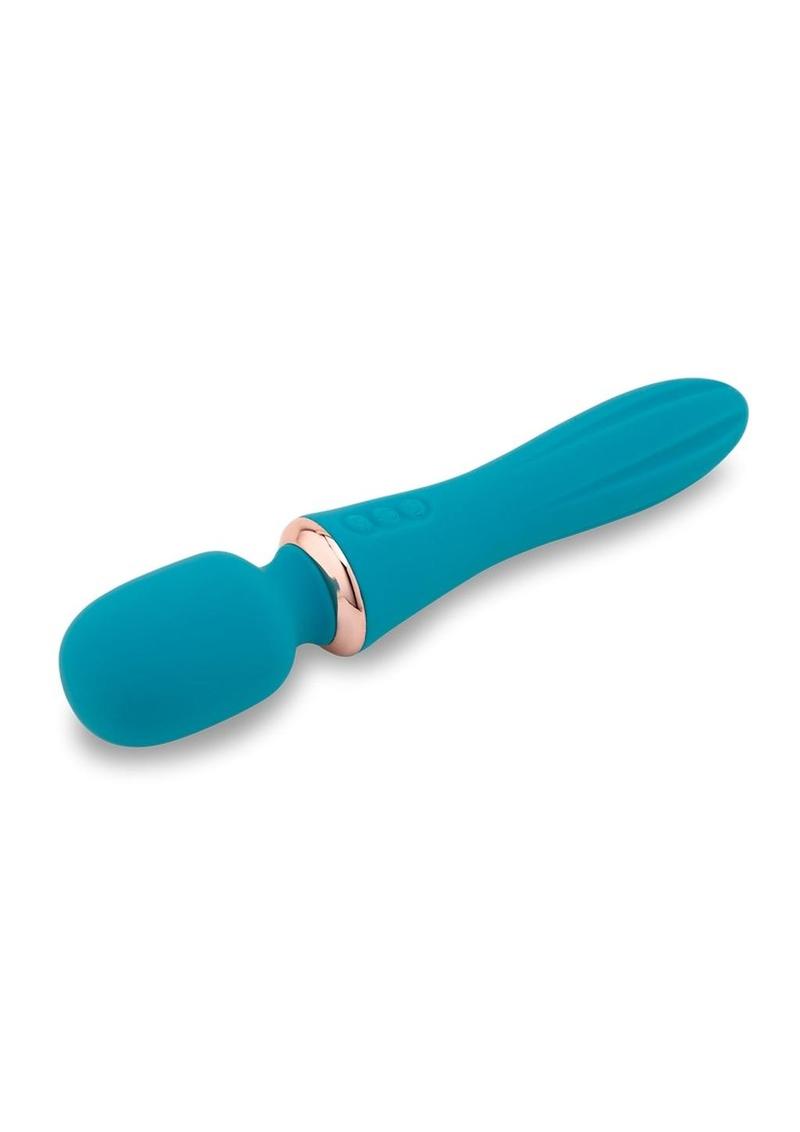 Nu Sensuelle Mika Nubii Rechargeable Silicone Mini Wand - Blue