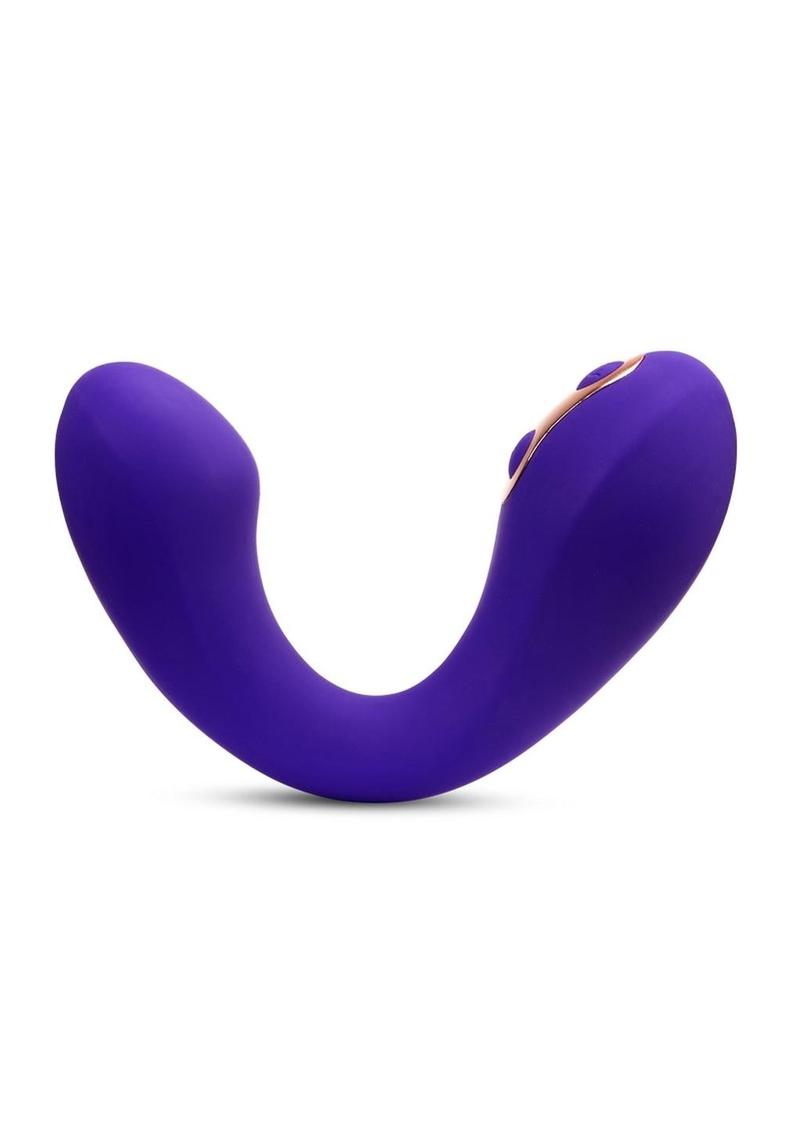 Nu Sensuelle Libi Flexible Rechargeable Silicone G-Spot Vibrator - Deep Purple