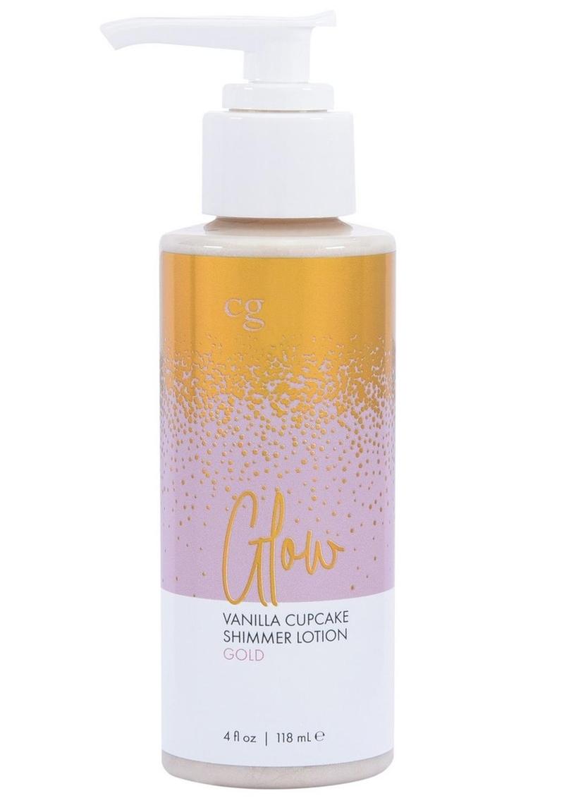 CG Glow Vanilla Cupcake Fragranced Shimmer Lotion 4oz - Gold