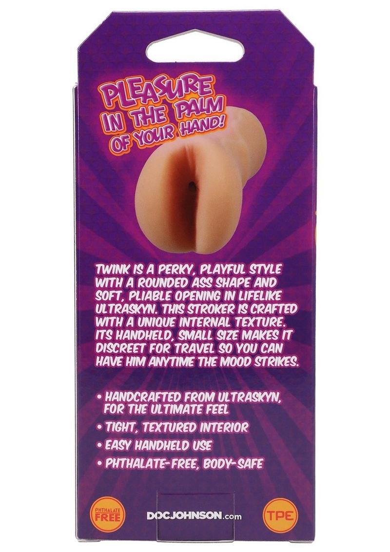 Palm Pal Twink Ass Ultraskyn Masturbator - Butt - Vanilla