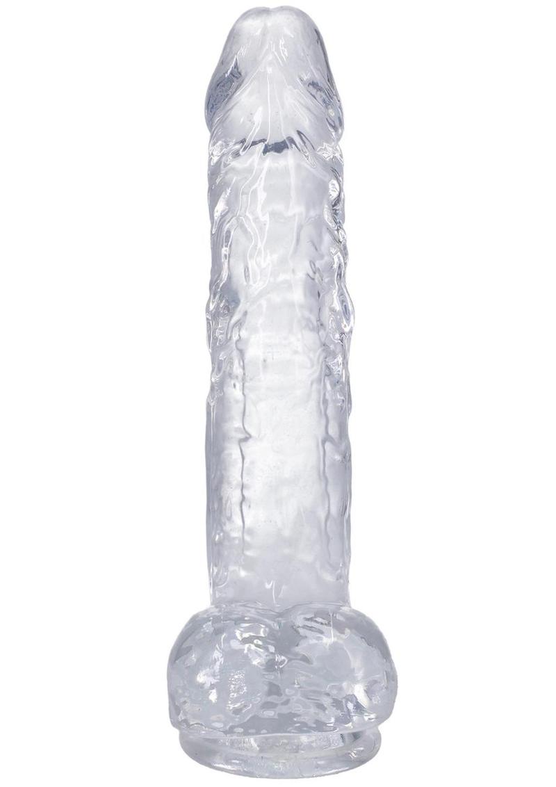 In a Bag Really Big Dick Dildo 10in - Clear