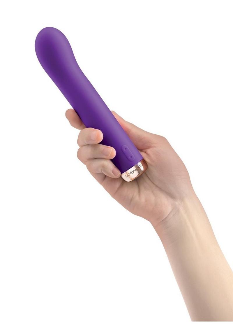 Bodywand My First G-Spot Vibe Silicone Rechargeable Vibrator - Purple