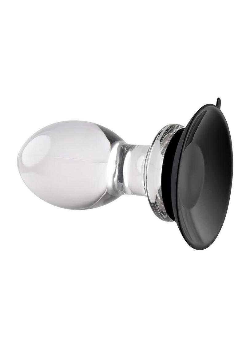 Gender X Crystal Ball Glass Plug - Clear