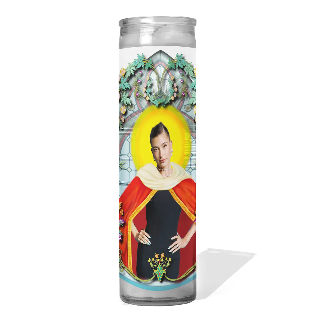 Hailey Bieber Celebrity Prayer Candle