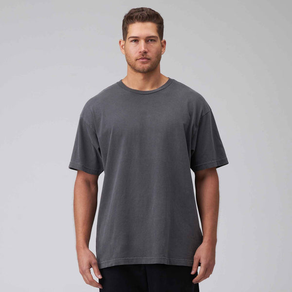 Talentless Drop Shoulder Tee Steel Grey