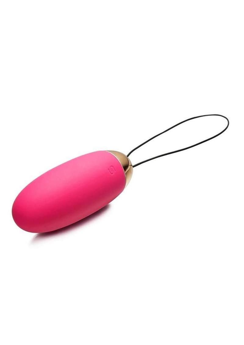 Svakom Elva Bullet Vibrator with Remote Control - Plum Red/Gold