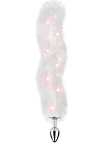 Foxy Tail Silicone Butt Plug - White