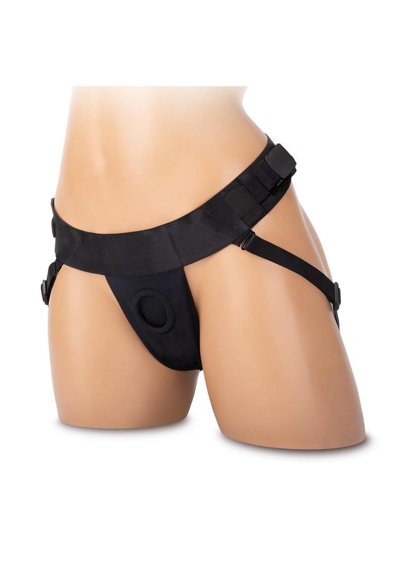 WhipSmart Jock Strap Harness - OS - Black