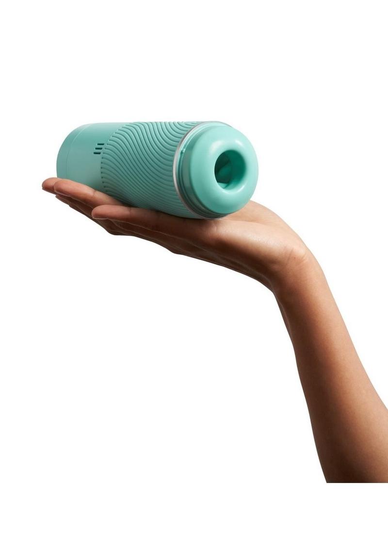 Arcwave Pow Silicone Dual End Stroker - Mint Teal