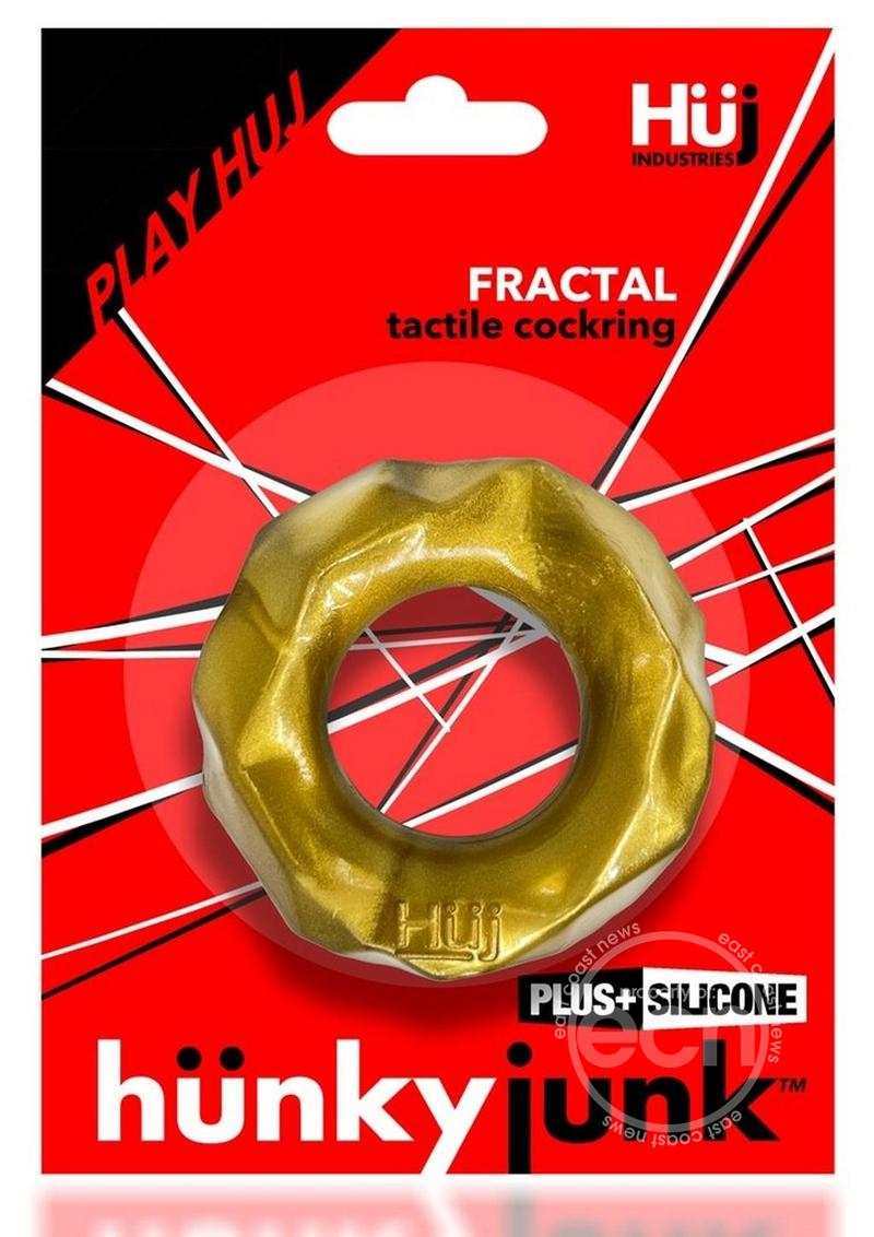 Hunkyjunk Fractal Tactile Cockring - Bronze