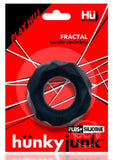 Hunkyjunk Fractal Tactile Cockring - Tar Ice