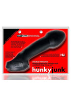 Hunkyjunk Double Thruster Double Penetrator Sling - Tar Ice Black
