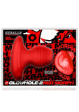 Oxballs Glowhole Hollow Buttplug with LED Insert - Large - Red Morph