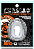Oxballs Big-D Shaft Grip Cock Ring - Clear