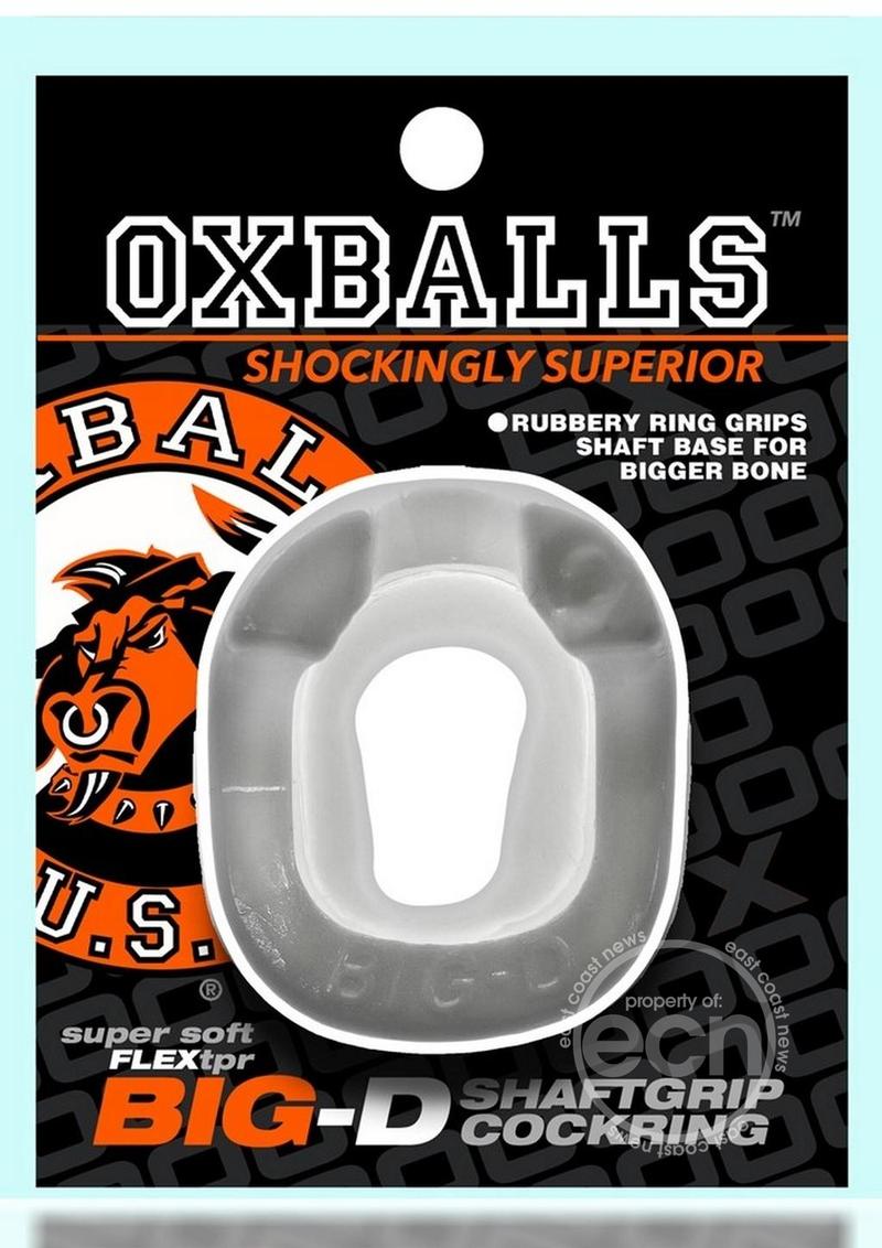 Oxballs Big-D Shaft Grip Cock Ring - White