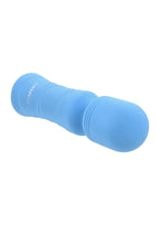 Out of The Blue Rechargeable Silicone Wand Vibrator - Blue