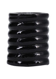 Rock Solid The Cage Textured Cock Cage - Black