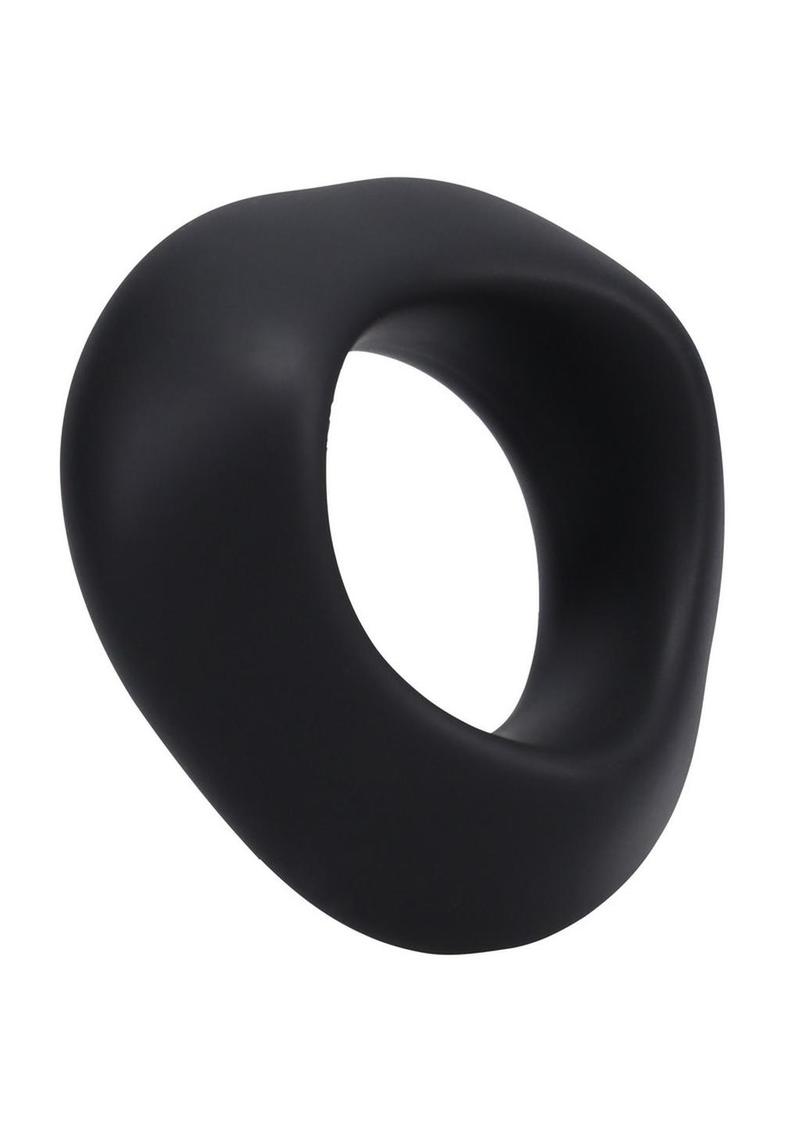 Rock Solid The Master Ring Silicone Cock Ring - Black