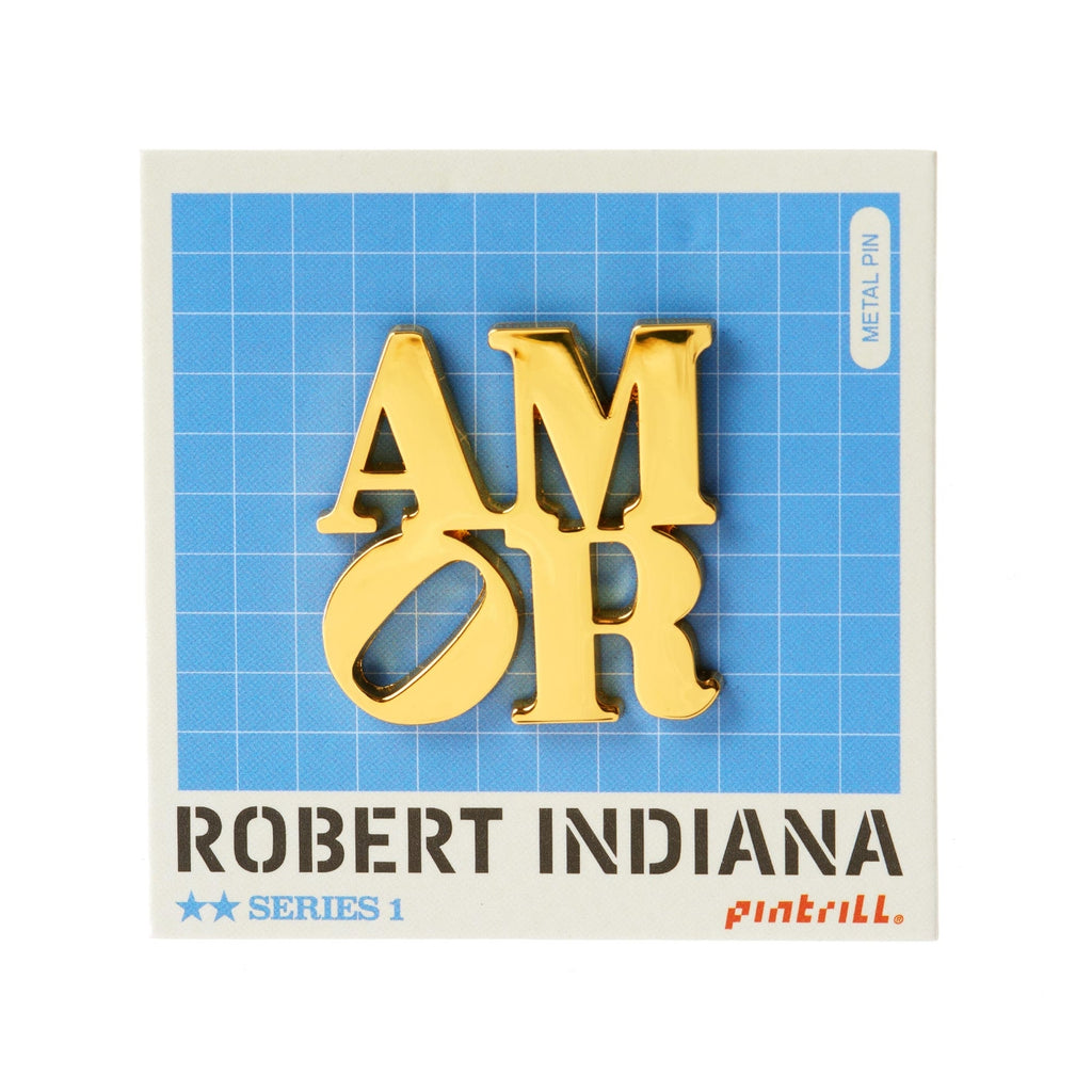 ROBERT INDIANA Amor Pin - Gold