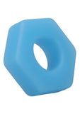 Rock Solid The Cog Silicone Cock Ring - Blue