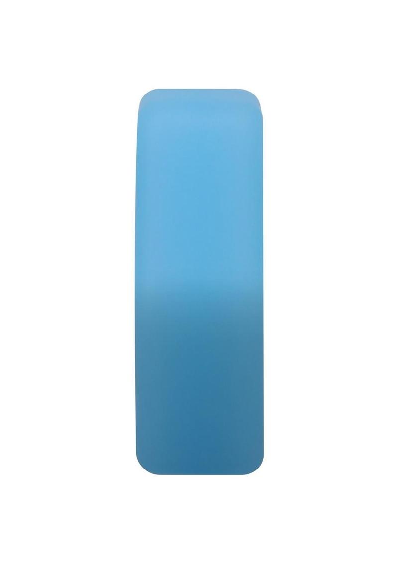 Rock Solid The Cog Silicone Cock Ring - Blue