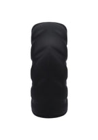 Rock Solid Fat Tire Silicone Cock Ring - Black